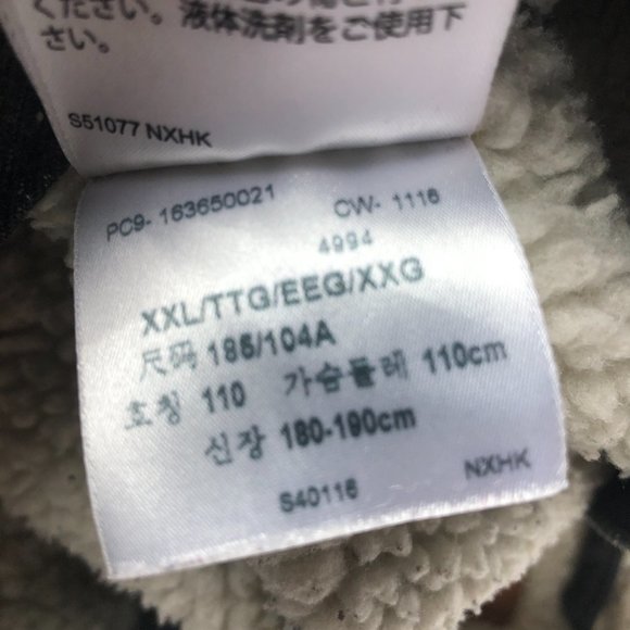 Levi's Sherpa Lined Jacket Adult Extra Extra Large Black Canvas Trucker Type 3 - Picture 9 of 13